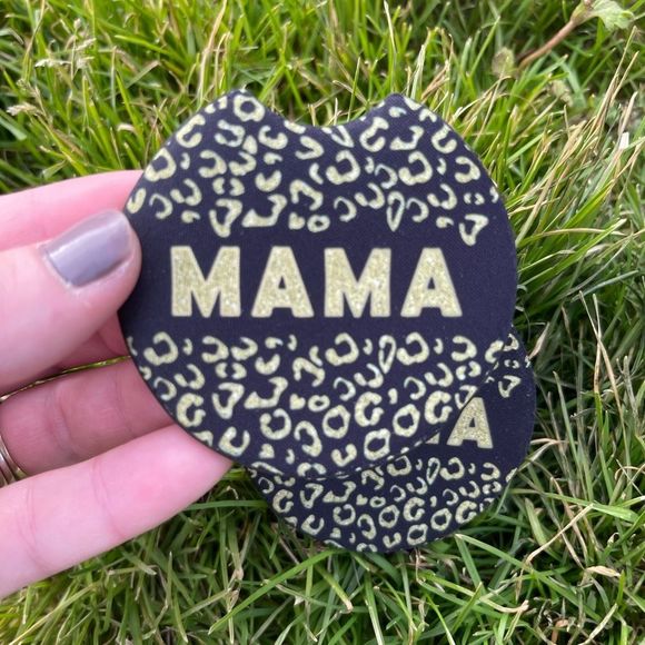 Mama Animal Print Car Coaster | Animal Print Car Coaster Set | Car Accessories - Picture 5 of 12